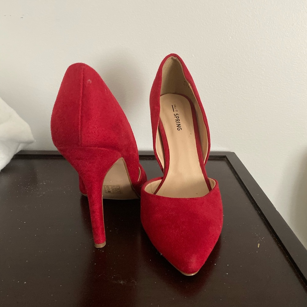Call it Spring Red Heels